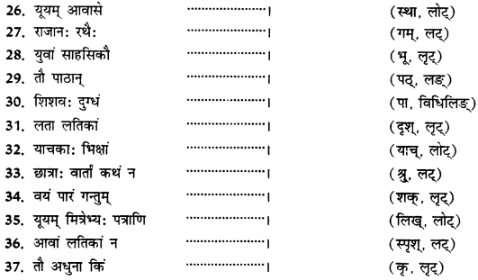 CBSE Class 11 Sanskrit धातुरूपाणि 161
