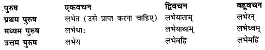 CBSE Class 11 Sanskrit धातुरूपाणि 64