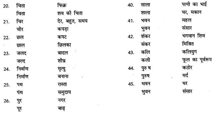 CBSE Class 6 Hindi Grammar शब्द-भंडार 5