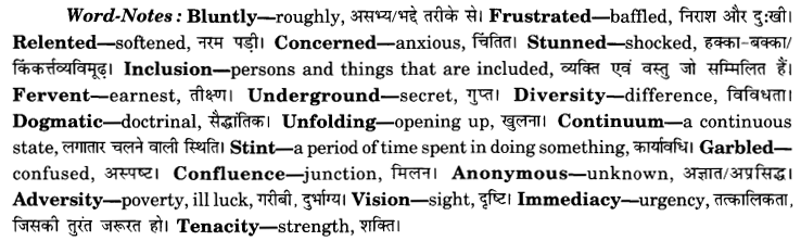 CBSE Class 8 English Unseen Passages Type II Passage 3