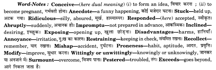 CBSE Class 8 English Unseen Passages Type II Passage 5