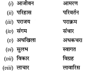CBSE Class 9 Hindi A व्याकरण उपसर्ग 16