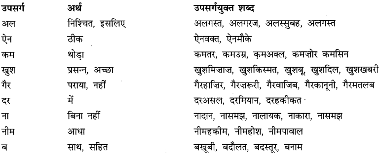 CBSE Class 9 Hindi A व्याकरण उपसर्ग 5