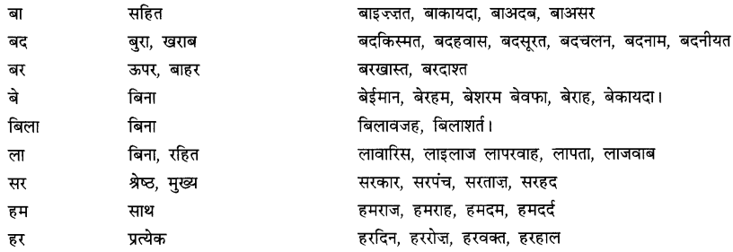 CBSE Class 9 Hindi A व्याकरण उपसर्ग 6