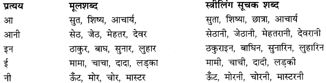 CBSE Class 9 Hindi A व्याकरण प्रत्यय 14