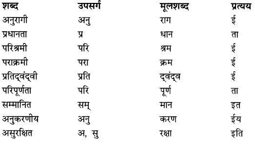 CBSE Class 9 Hindi A व्याकरण प्रत्यय 18