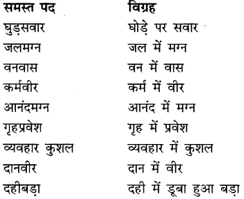 CBSE Class 9 Hindi A व्याकरण समास 15