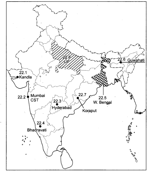 CBSE Previous Year Question Papers Class 12 Geography 2019 Outside Delhi 10