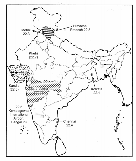 CBSE Previous Year Question Papers Class 12 Geography 2019 Outside Delhi 5