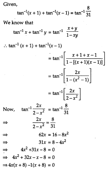CBSE Previous Year Question Papers Class 12 Maths 2019 Outside Delhi 111