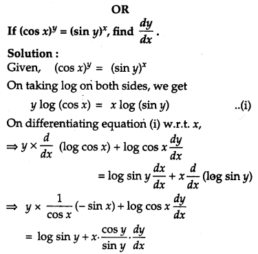 CBSE Previous Year Question Papers Class 12 Maths 2019 Outside Delhi 31
