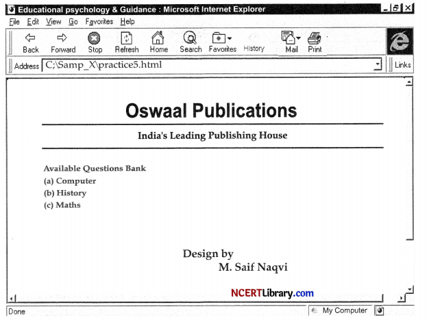 CBSE Sample Papers for Class 10 Computer Applications Standard Set 3 Img 1