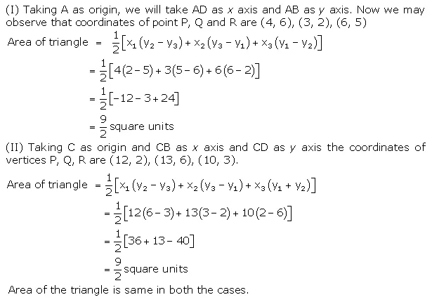 Ch 7 maths Class 10 NCERT Solutions Coordinate Ex 7.4 PDF Download Q5