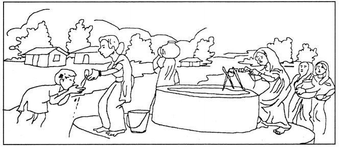 Class 10 Sanskrit Grammar Book Solutions चित्राधारितम् वर्णनम् 3