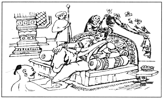 Class 10 Sanskrit Grammar Book Solutions चित्राधारितम् वर्णनम् 6