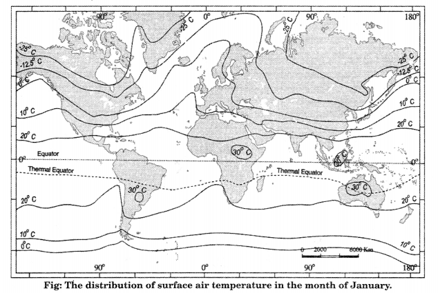 Class-11-Geography-NCERT-Solutions-Chapter-9-Solar-Radiation-Heat-Balance-and-Temperature-Map-Skills-Q1
