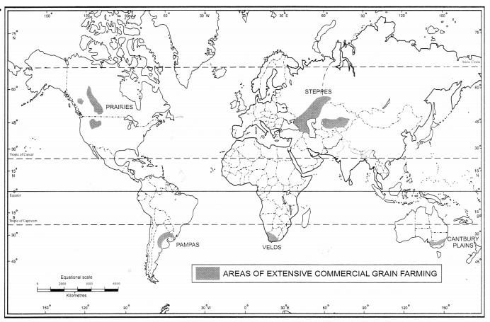 Class 12 Geography NCERT Solutions Chapter 5 Primary Activities Map Based Questions Q4