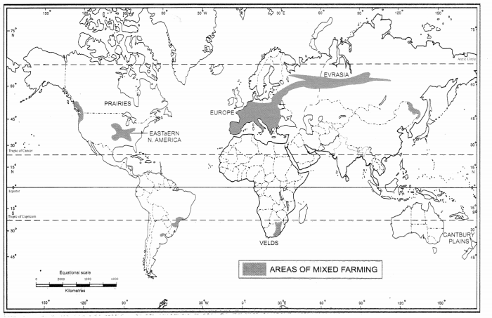 Class 12 Geography NCERT Solutions Chapter 5 Primary Activities Map Based Questions Q5