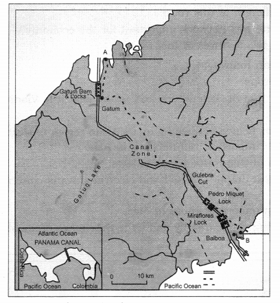 Class-12-Geography-NCERT-Solutions-Chapter-8-Transport-and-Communication-Map-Based-Questions-Q1