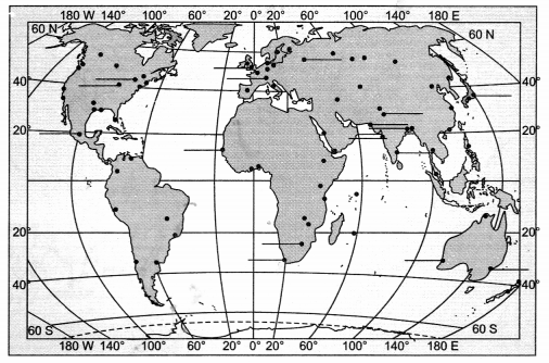 Class 12 Geography NCERT Solutions Chapter 8 Transport and Communication Map Based Questions Q4