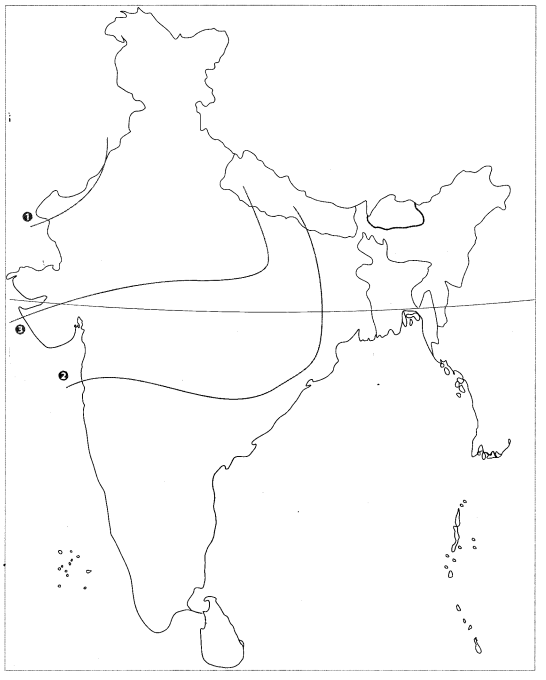 Class 9 Geography Map Work Chapter 3 Drainage 4.1