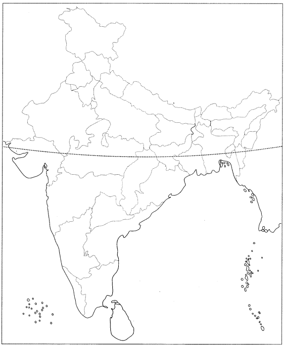Class 9 Geography Map Work Chapter 3 Drainage 5.1