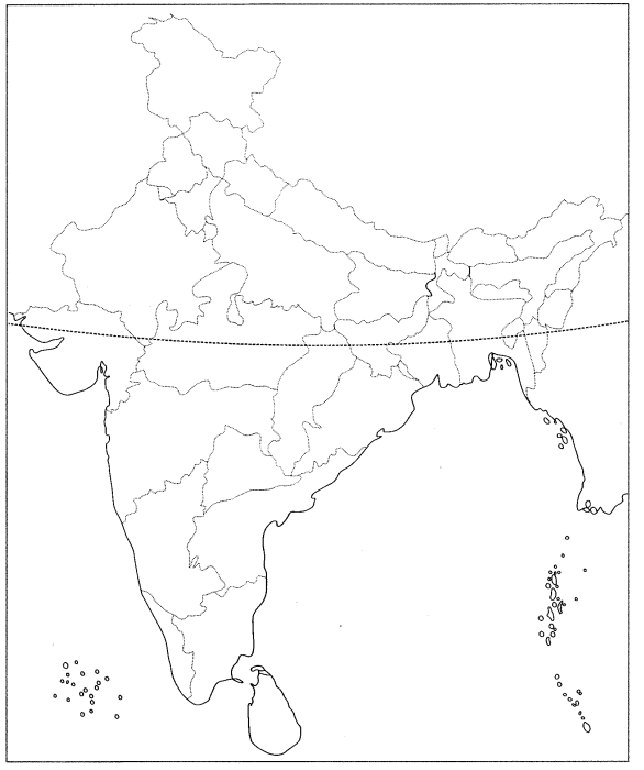 Class 9 Geography Map Work Chapter 3 Drainage 6.1