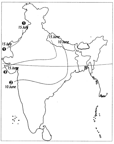 Class 9 Geography Map Work Chapter 3 Drainage a4.1