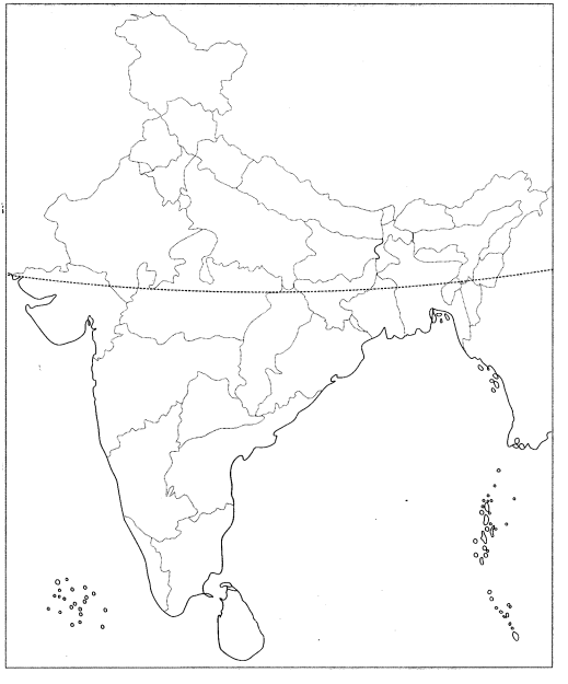 Class 9 Geography Map Work Chapter 4 Climate 6.1