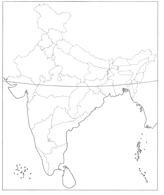 Class 9 Geography Map Work Chapter 4 Climate 8.1