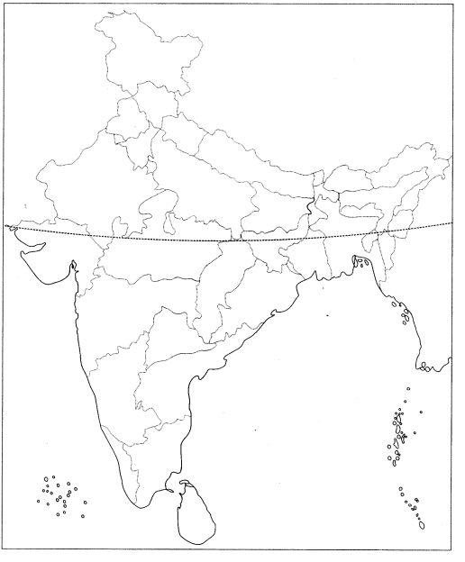 Class 9 Geography Map Work Chapter 5 Natural Vegetation and Wildlife 4.1