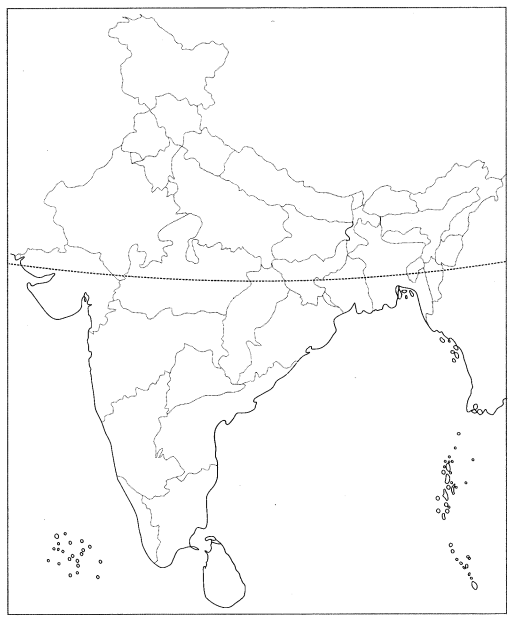Class 9 Geography Map Work Chapter 5 Natural Vegetation and Wildlife 6.1