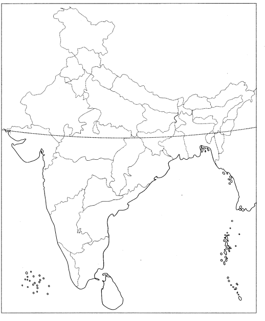 Class 9 Geography Map Work Chapter 6 Population 1.1
