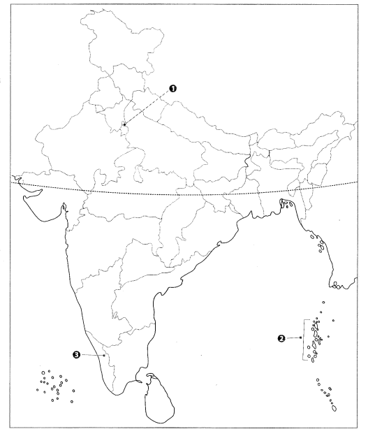 Class 9 Geography Map Work Chapter 6 Population 2.1