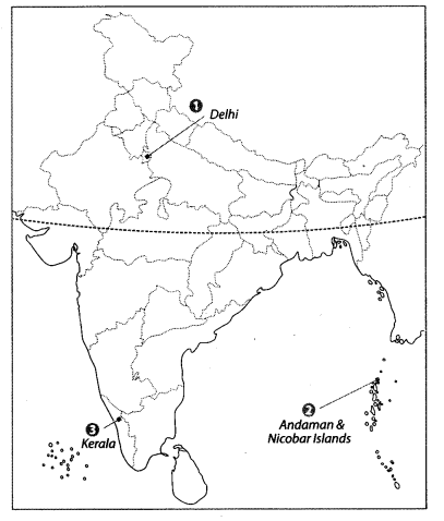 Class 9 Geography Map Work Chapter 6 Population a2.1