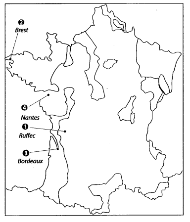 Class 9 History Map Work Chapter 1 The French Revolution a2.1