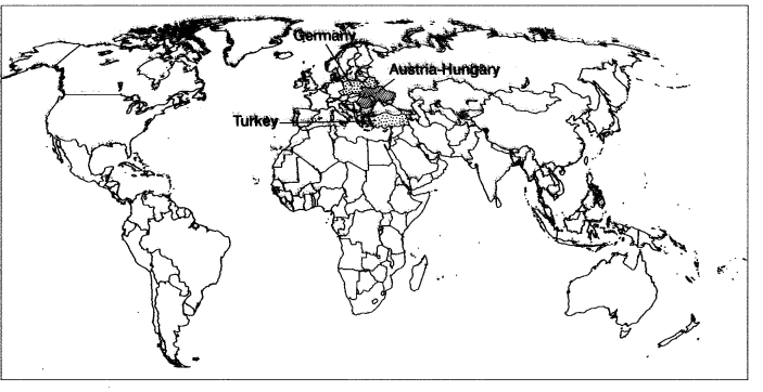 Class 9 History Map Work Chapter 2 Socialism in Europe and the Russian Revolution a1.1