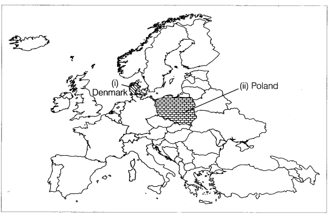 Class 9 History Map Work Chapter 3 Nazism and the Rise of Hitler a3.1