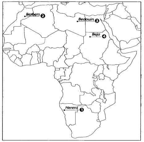 Class 9 History Map Work Chapter 5 Pastoralists in the Modern a4.1