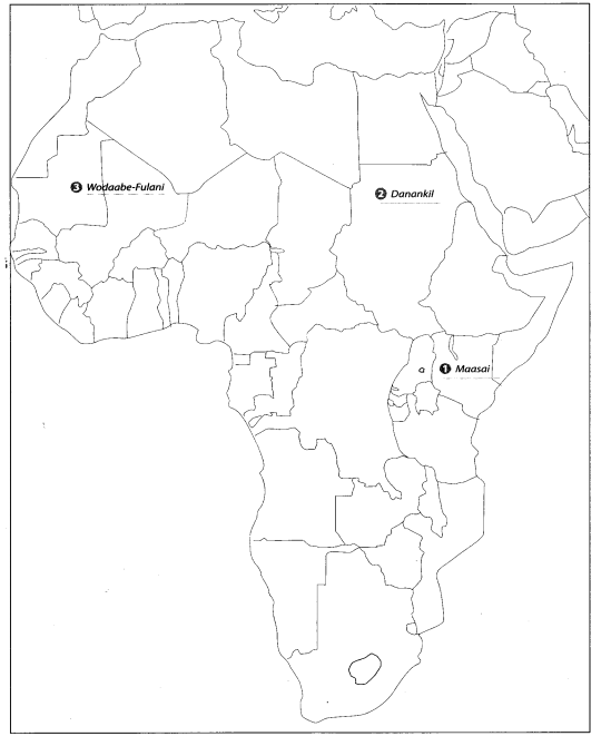 Class 9 History Map Work Chapter 5 Pastoralists in the Modern a6.1