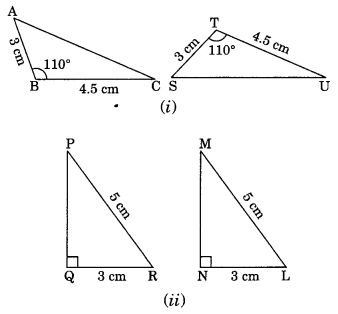 Congruence of Triangles Class 7 Extra Questions Maths Chapter 7