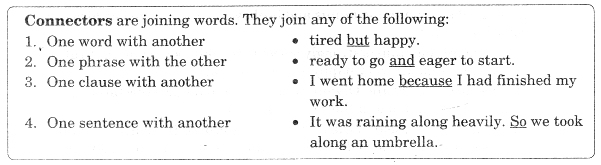 English Workbook Class 9 Solutions Unit 5 Connectors Q6