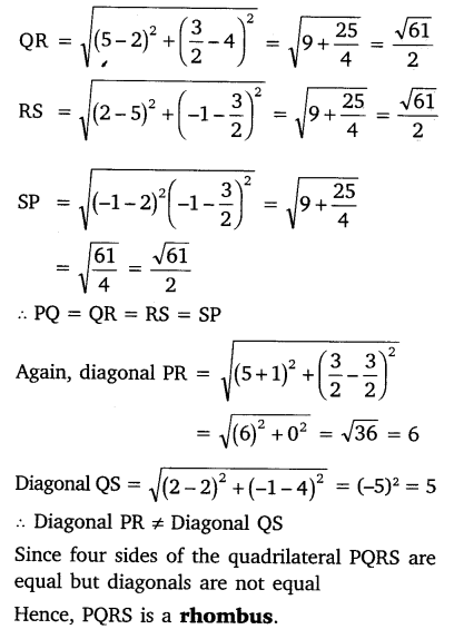 Ex 7.4 Class 10 Maths NCERT Solutions Ch 7 Coordinate Geometry Q8.1