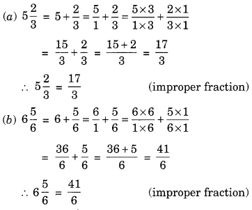 Fractions Class 6 Extra Questions Maths Chapter 7