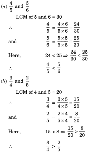 Fractions Class 6 Extra Questions Maths Chapter 7