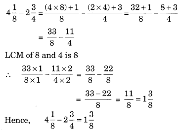 Fractions Class 6 Extra Questions Maths Chapter 7