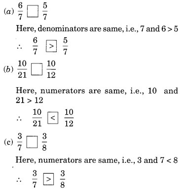 Fractions Class 6 Extra Questions Maths Chapter 7