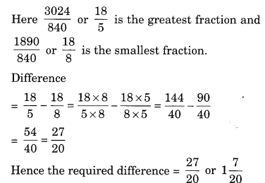 Fractions Class 6 Extra Questions Maths Chapter 7