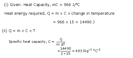 Frank ICSE Class 10 Physics Solutions Heat Calorimetry 13