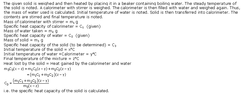 Frank ICSE Class 10 Physics Solutions Heat Calorimetry 16